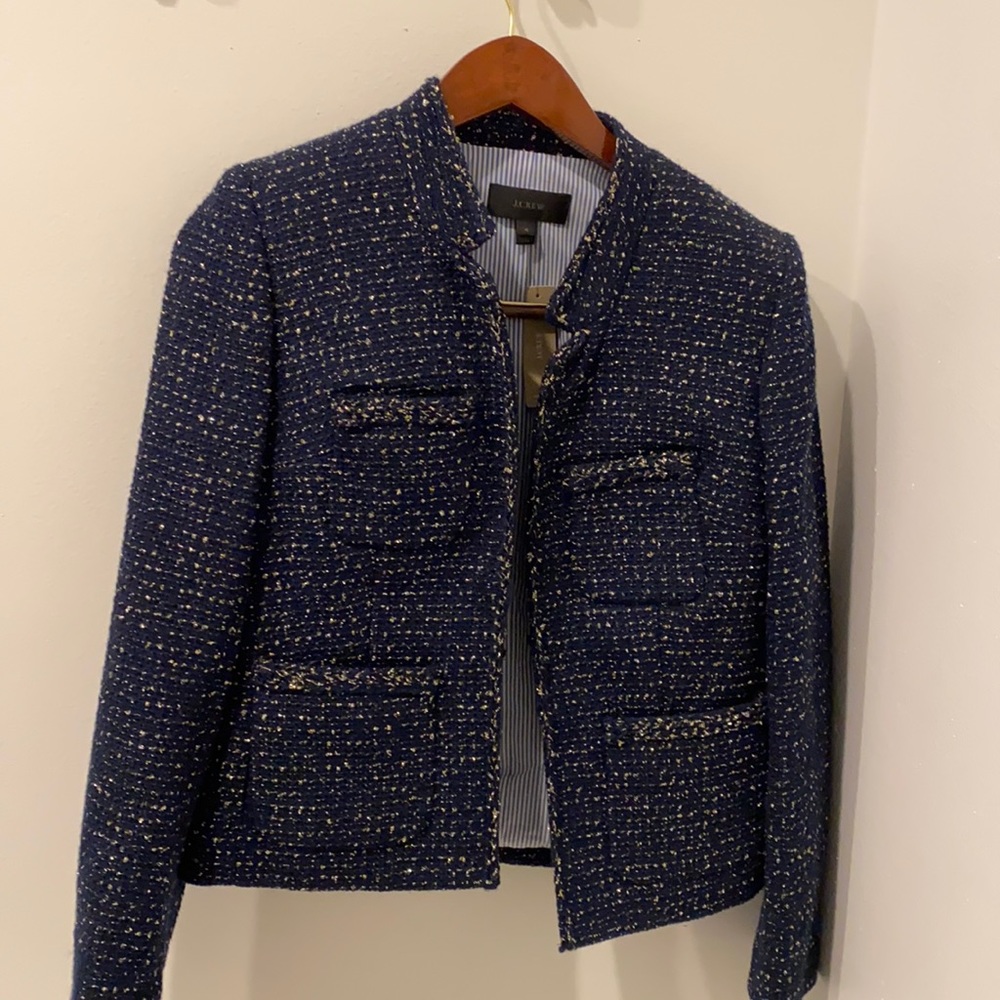 Navy/Gold Blazer - J Crew - size 4